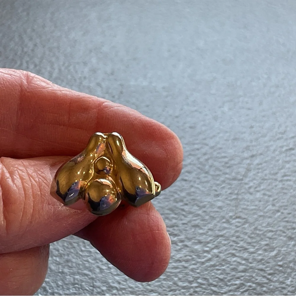 Bowling Ball Pins Cuff Links Silvertone vintage